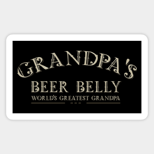 Grandpa's Beer Belly Sticker